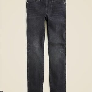 J Crew straight black/charcoal jeans